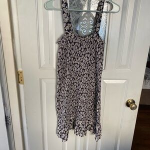 American Eagle Outfitters Black and White Daisy Dress